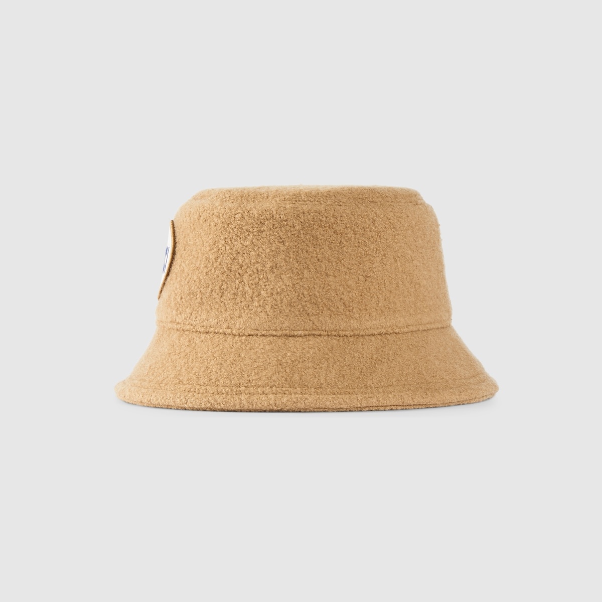 Felted wool bucket hat with patch - 2