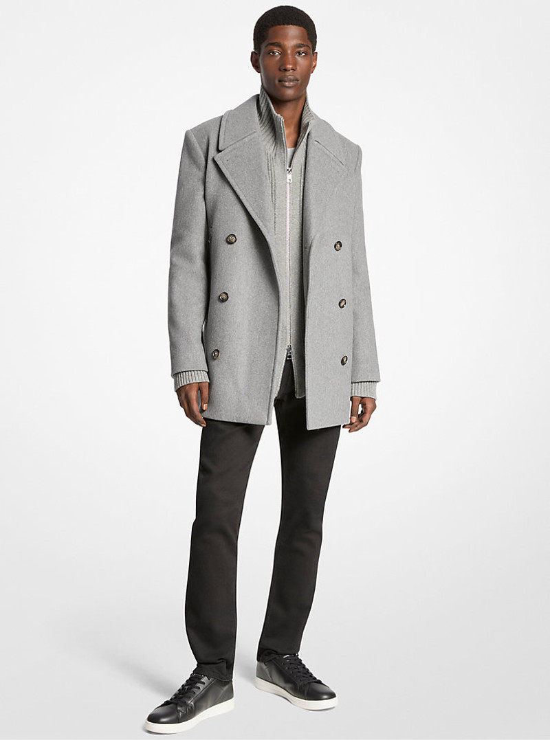 Wool Blend Peacoat 1