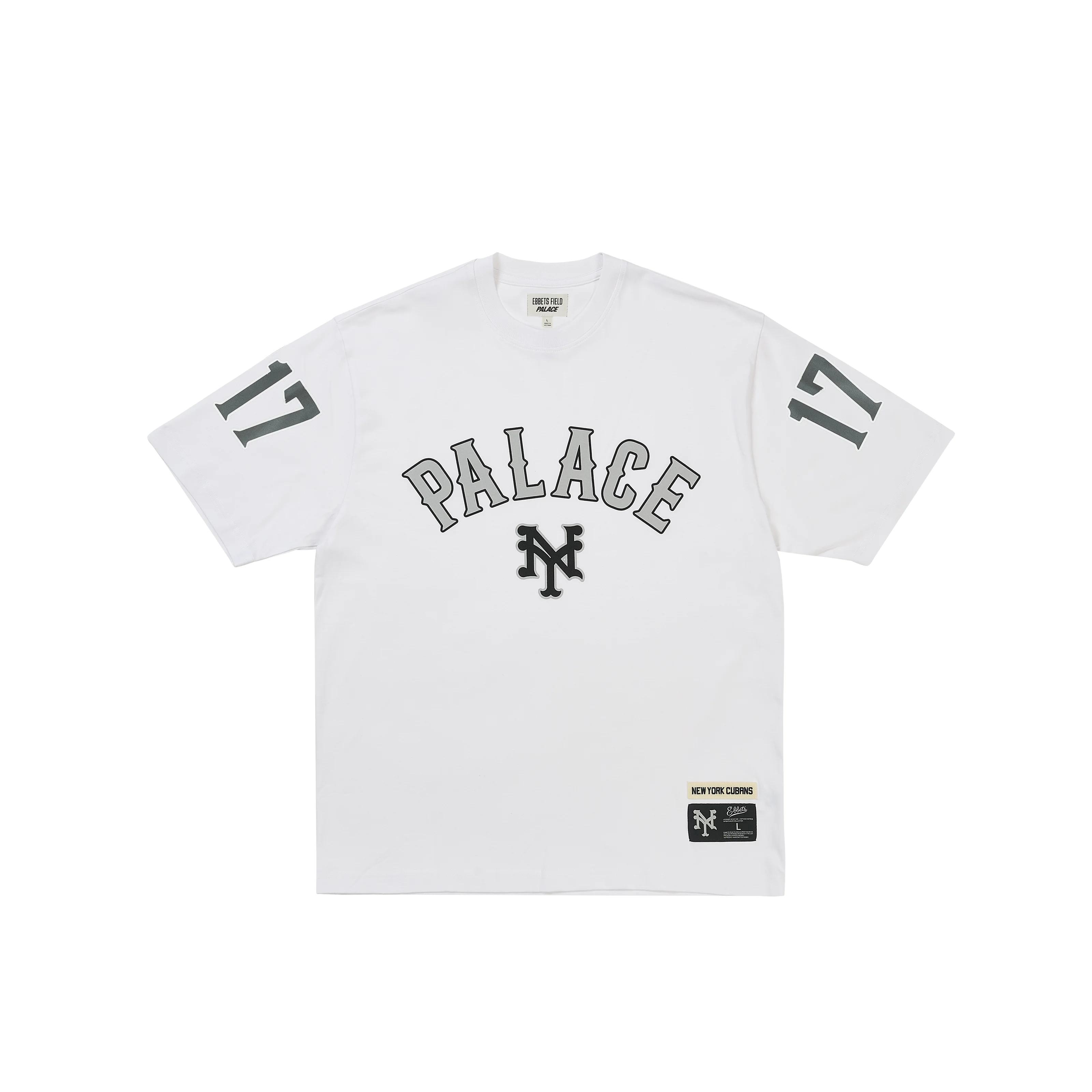PALACE NEW YORK CUBANS T-SHIRT WHITE - 1