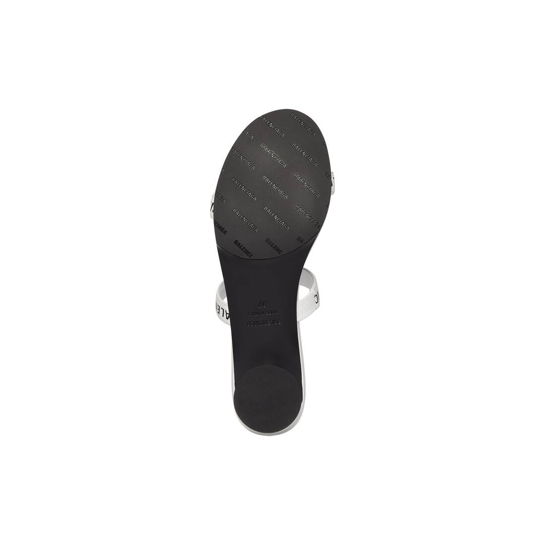 Women's Round 40mm Sandal  in White - 7