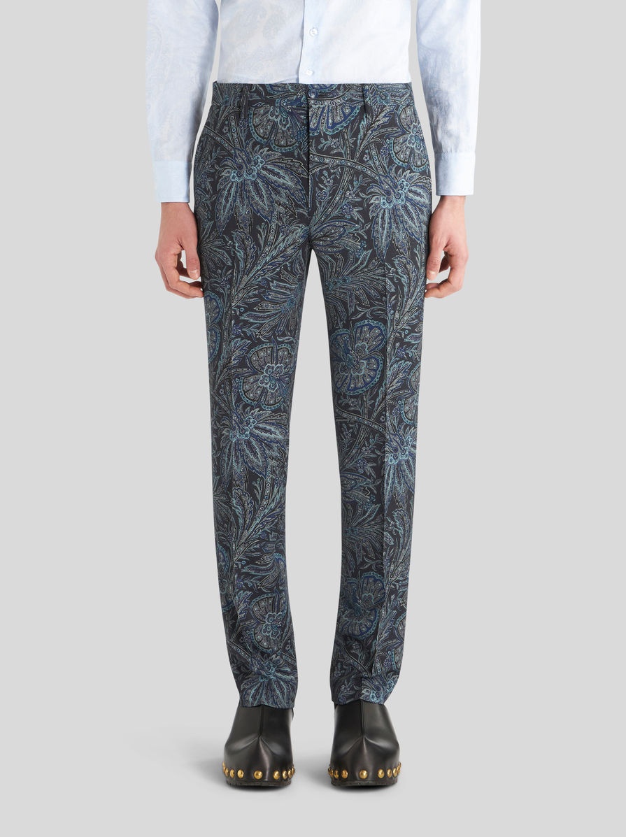 FLAT TROUSERS IN VIRGIN WOOL - 2