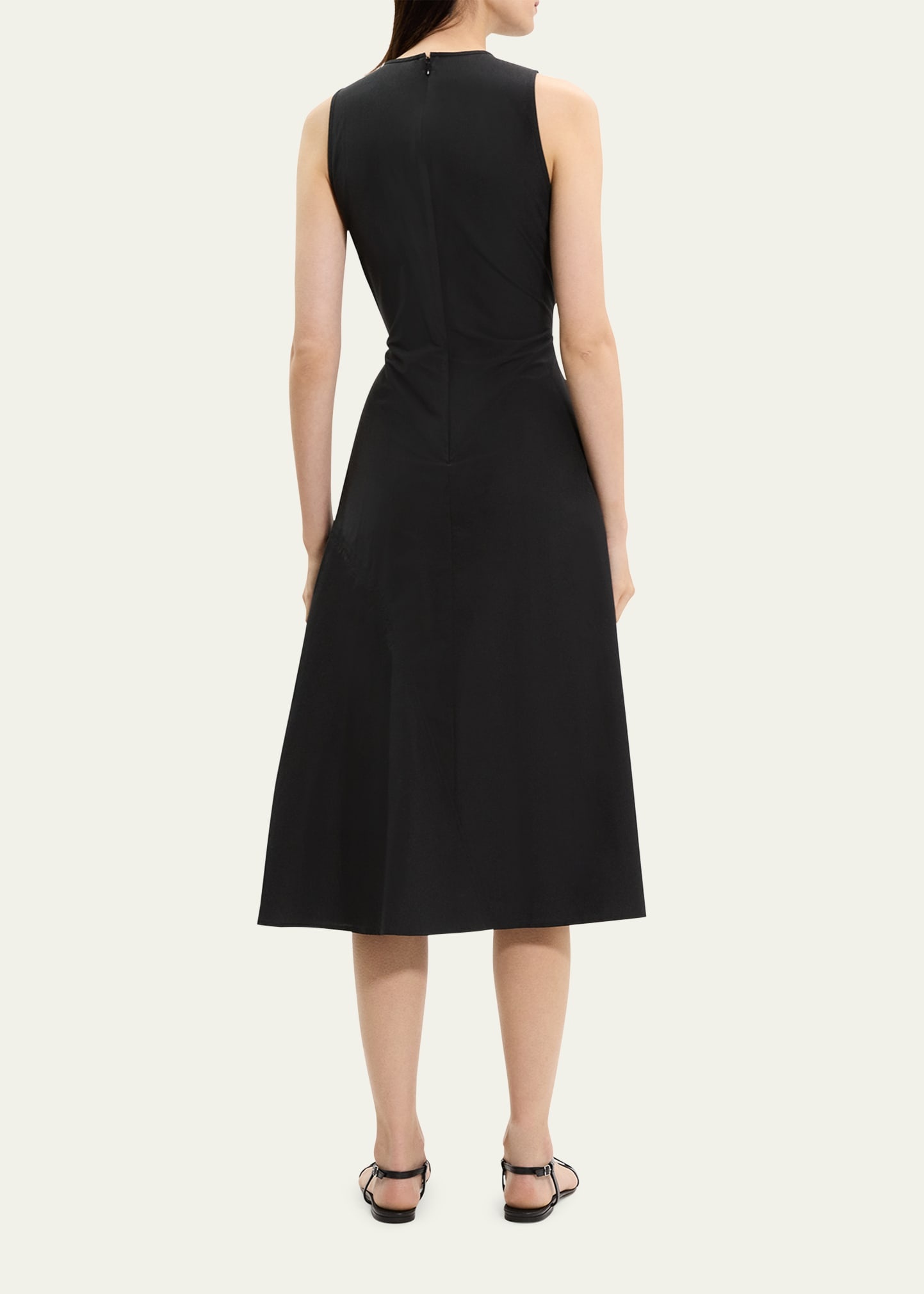Asymmetric Ruched Tank Dress - 3