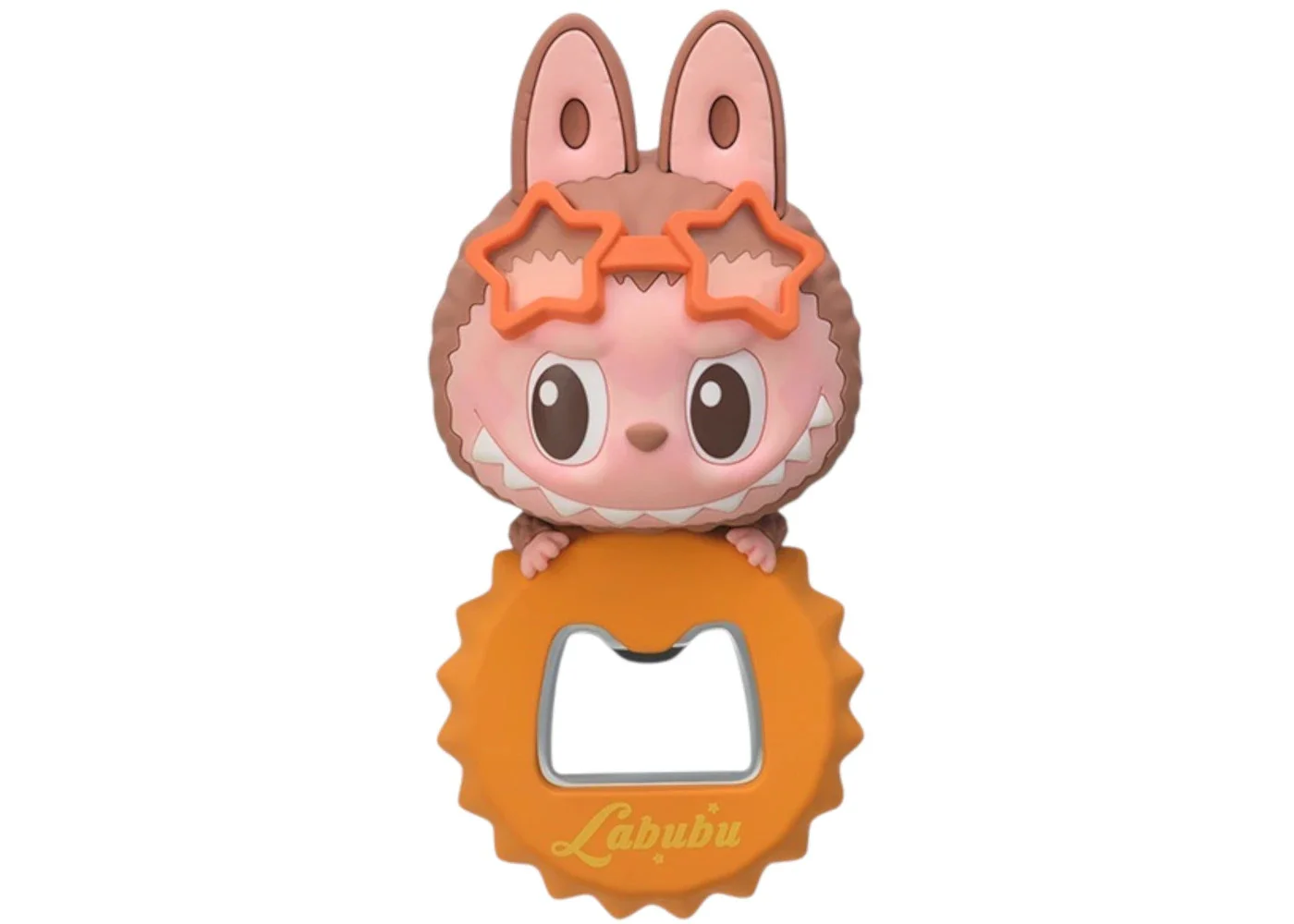 Pop Mart Labubu The Monsters Jump Into Summer Series Labubu (Passionate Summer) Bottle Opener Fridge - 1