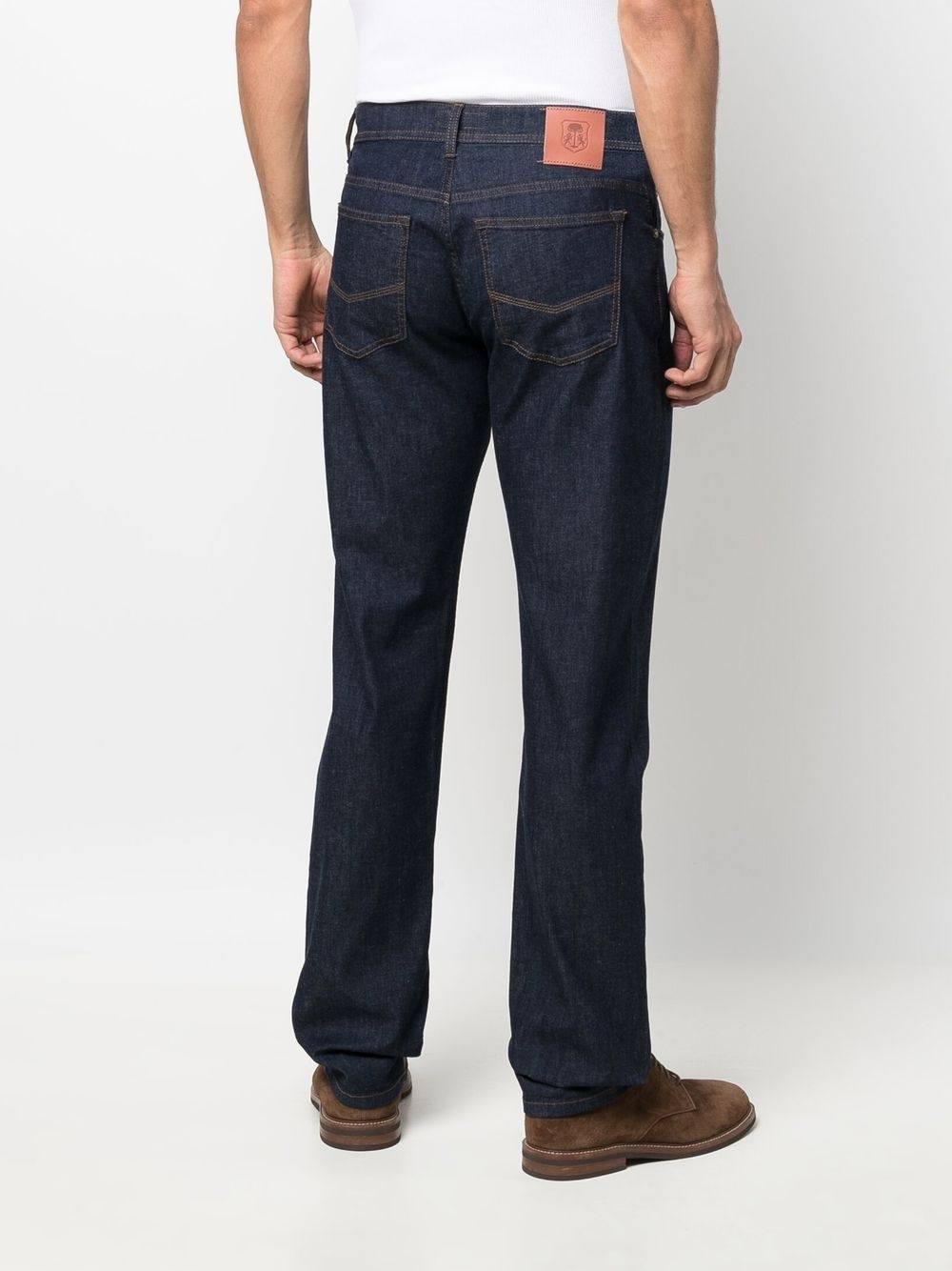 slim-cut denim jeans - 4