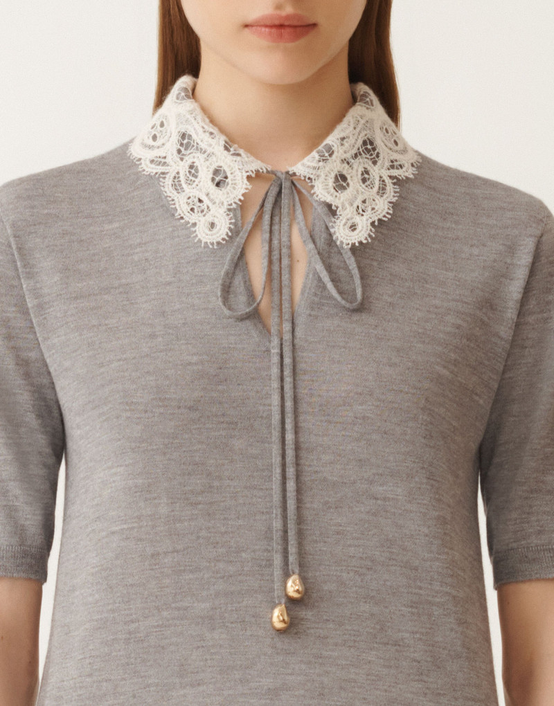 Cashmere and silk sweater 5