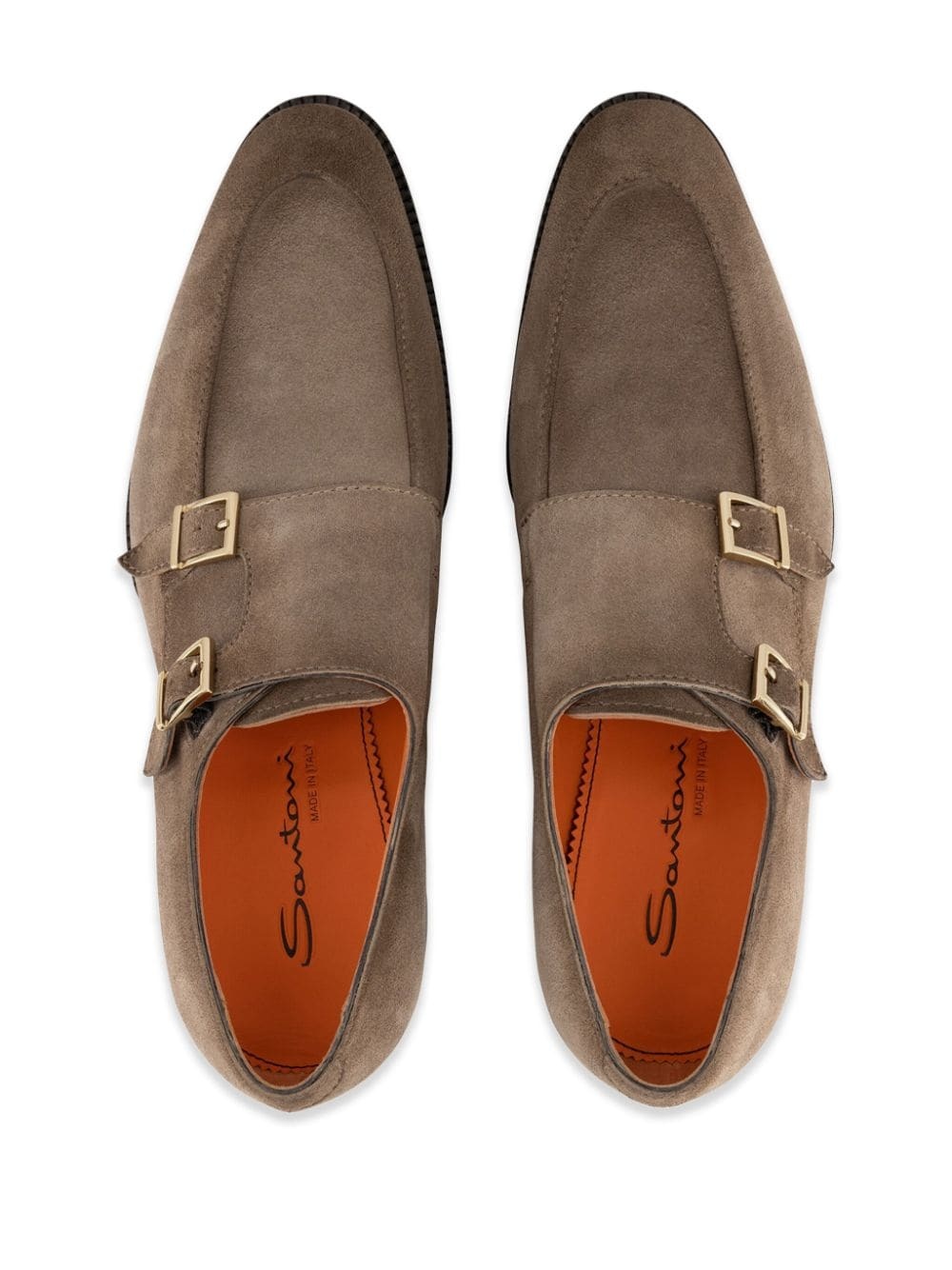 suede monk shoes - 4