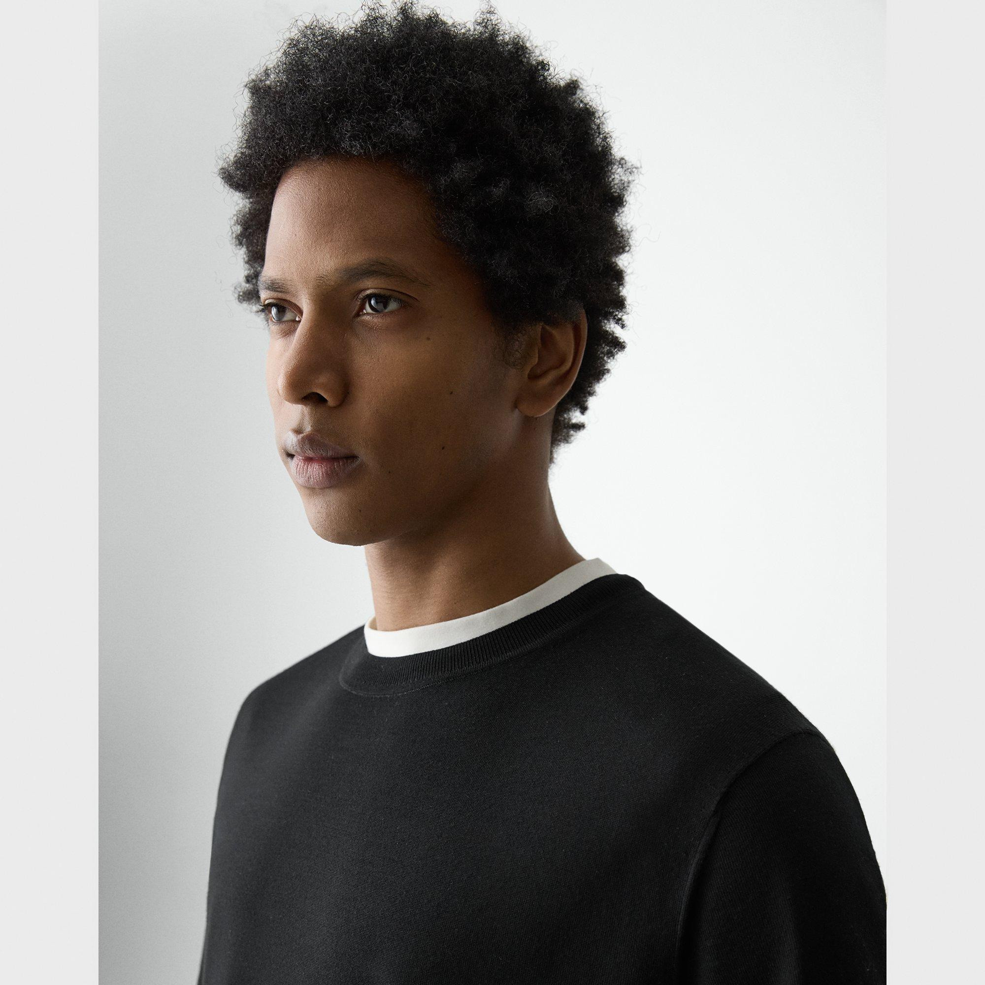 Relaxed Sweater Tee in Regal Wool - 5