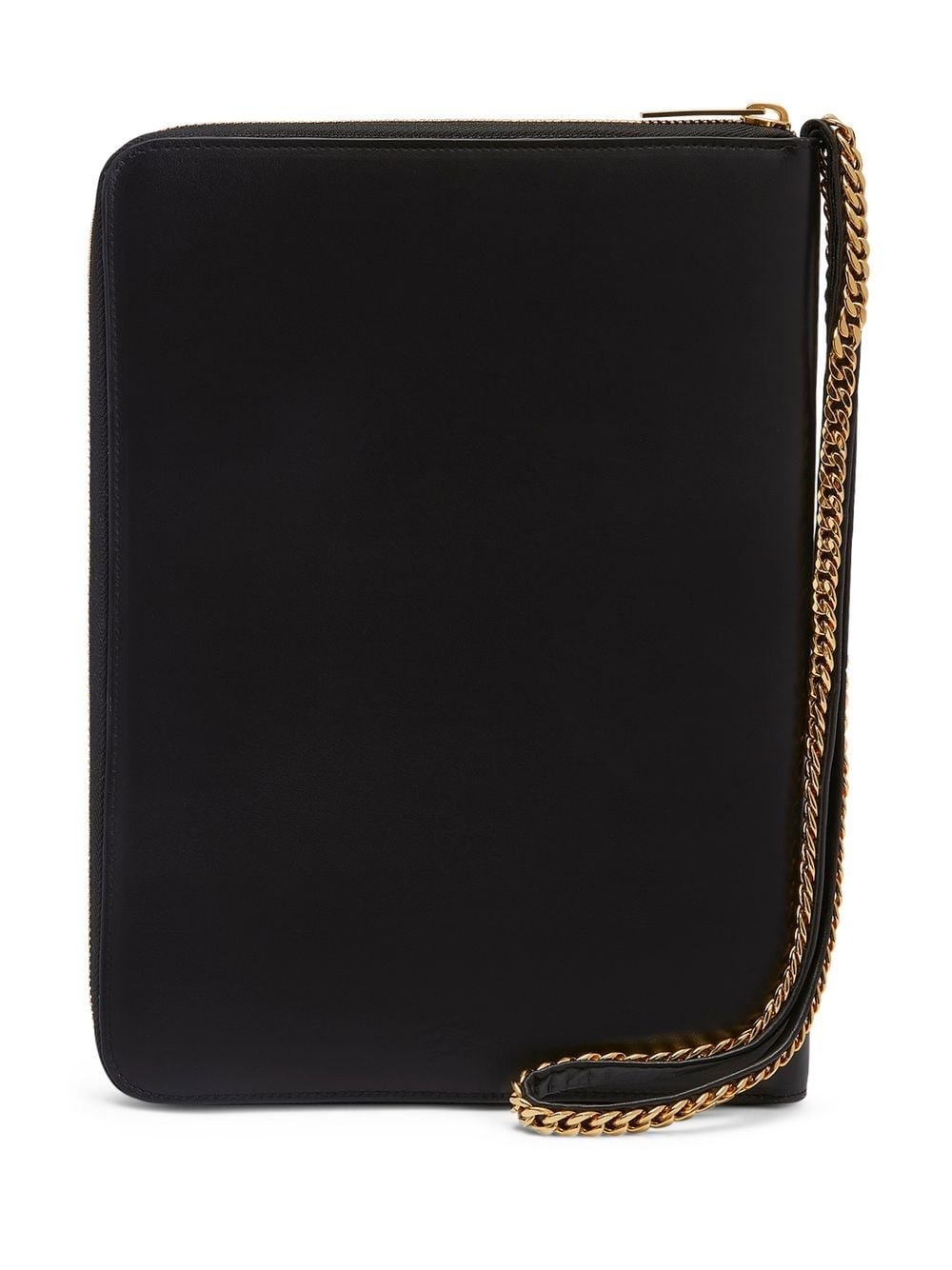 chain-strap leather card case - 3