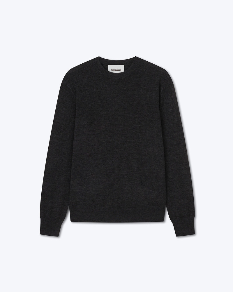 MADAN - Superfine merino sweater - Charcoal 1