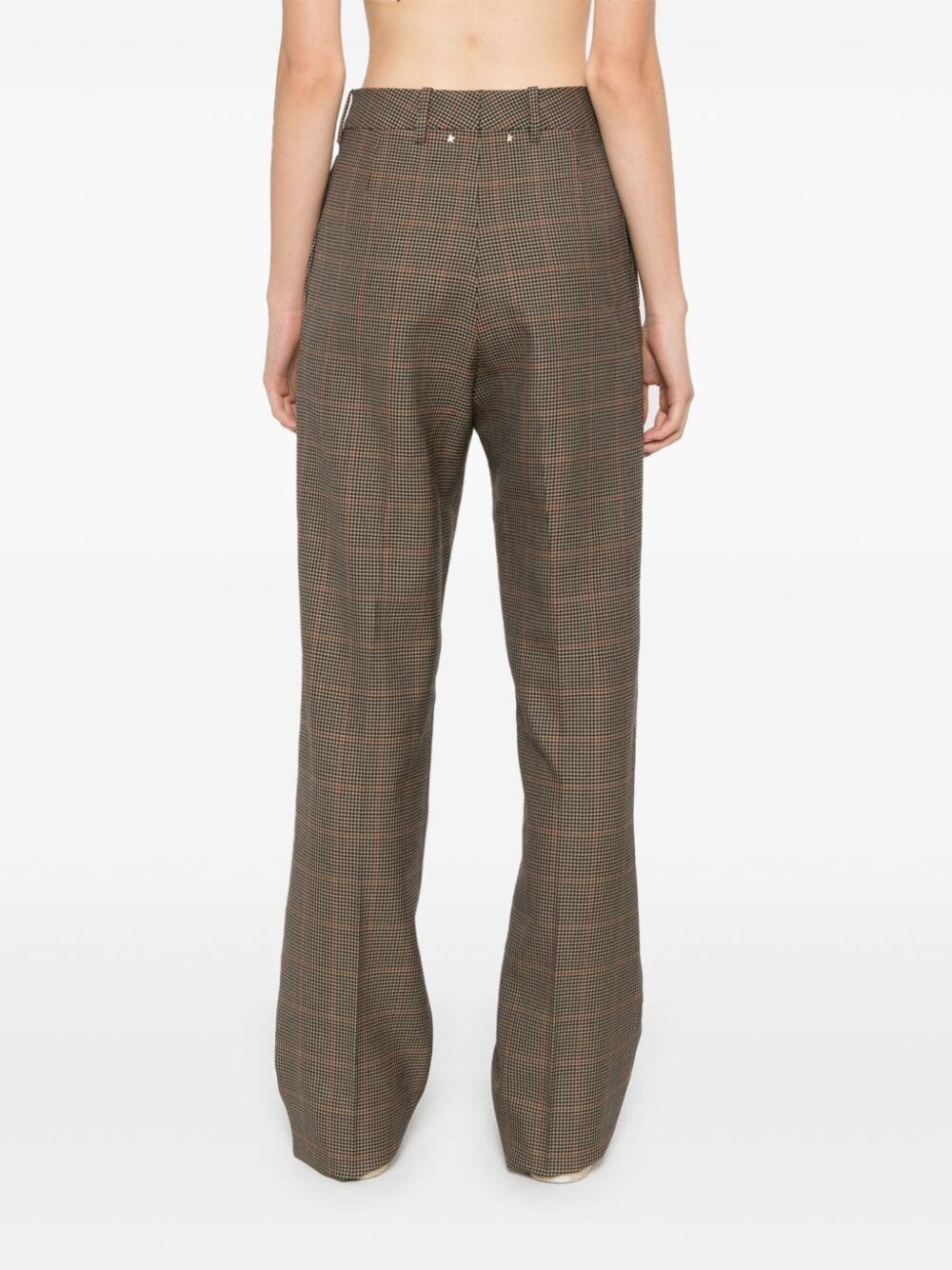 Relaxed Pied De Poule Check Pants - 4