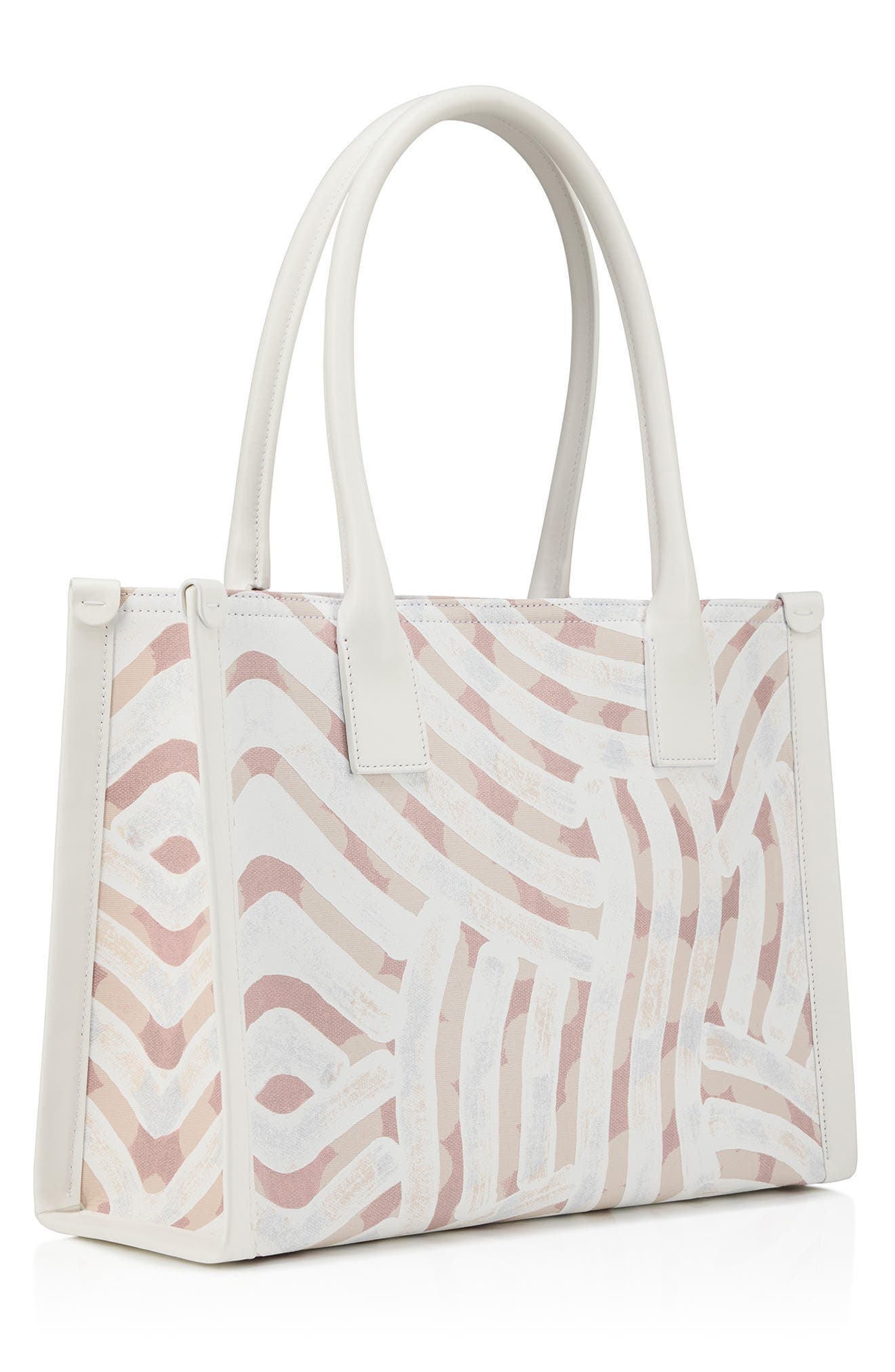 Christian Louboutin Small Nastroloubi Gaagal Print Canvas Tote in Multi Leche at Nordstrom - 3