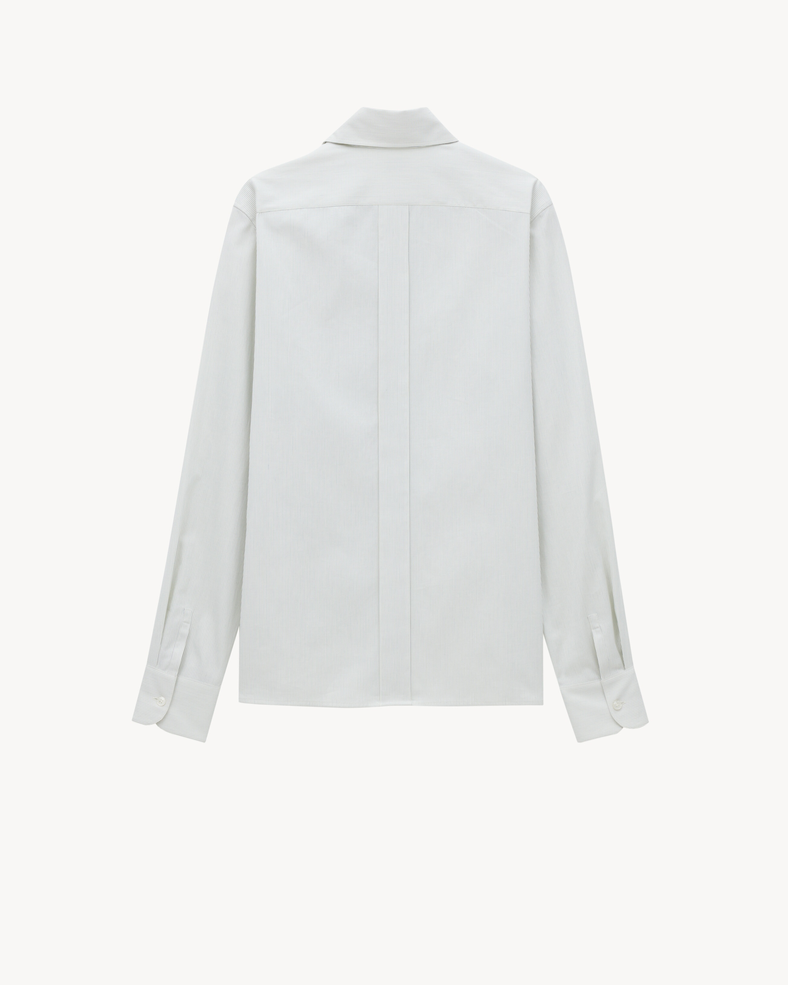 CASSANDRE SHIRT IN HAIRLINE-STRIPE COTTON POPLIN - 2