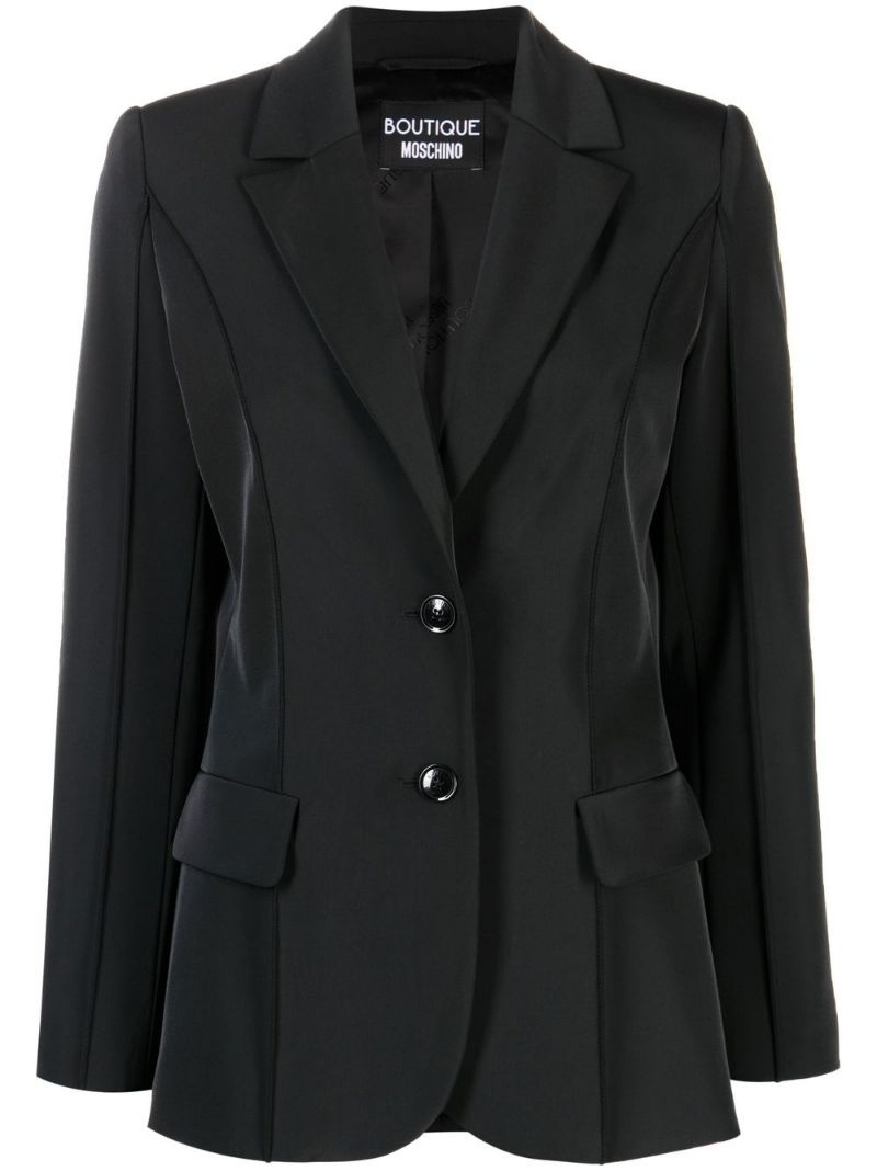 tailored single-breasted blazer - 2