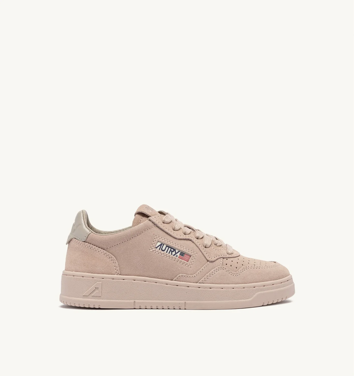 MEDALIST LOW SNEAKERS IN PHARD AND FEATHER SUEDE - 1