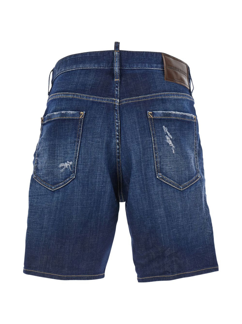 DSQUARED2 frayed denim shorts outlook