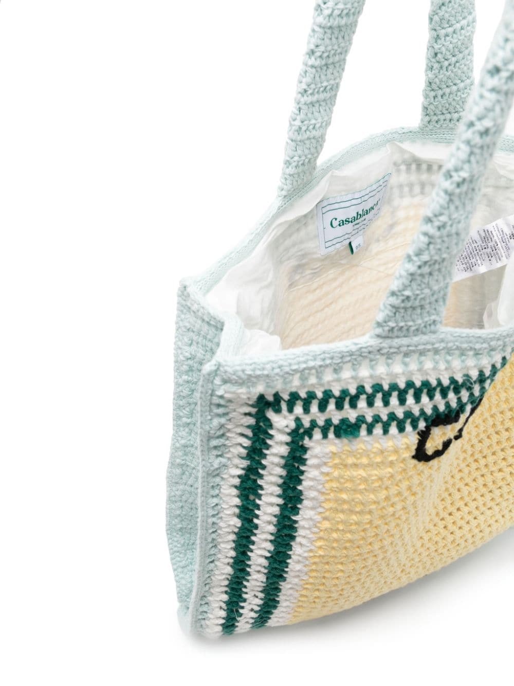 crochet cotton tote bag - 4