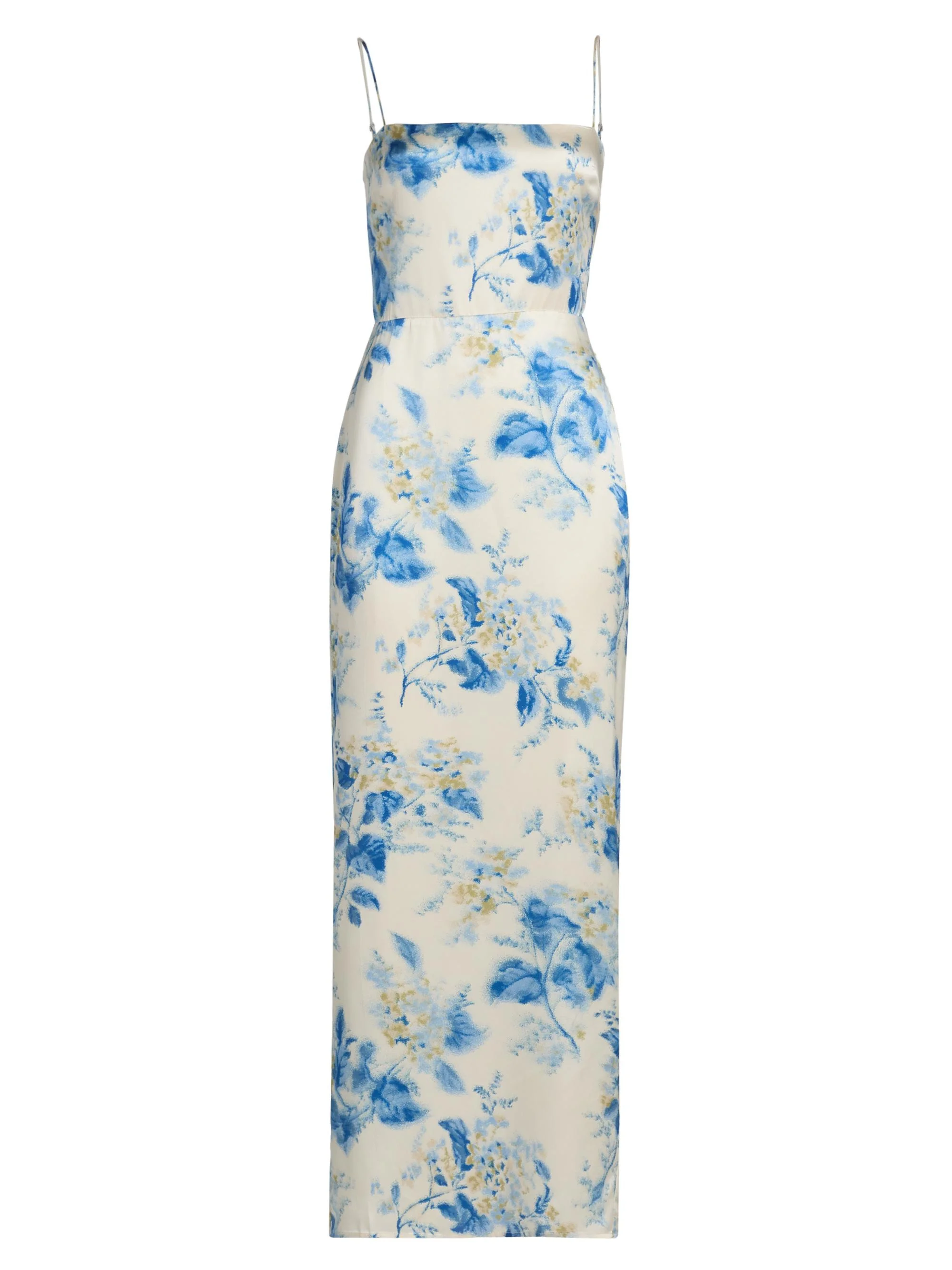 Women's Frankie Silk Slip Maxi Dress - Misty Morning - 1