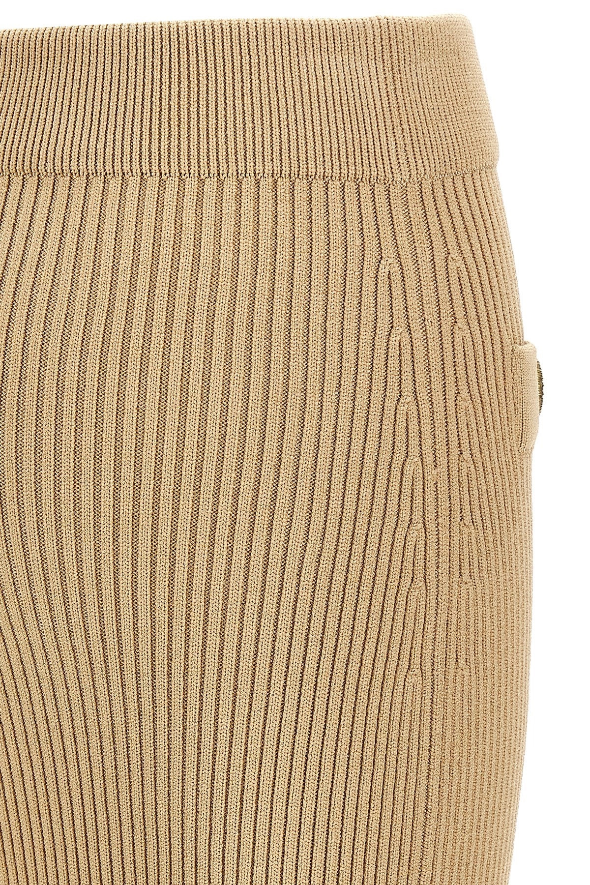 Ribbed midi skirt - 5