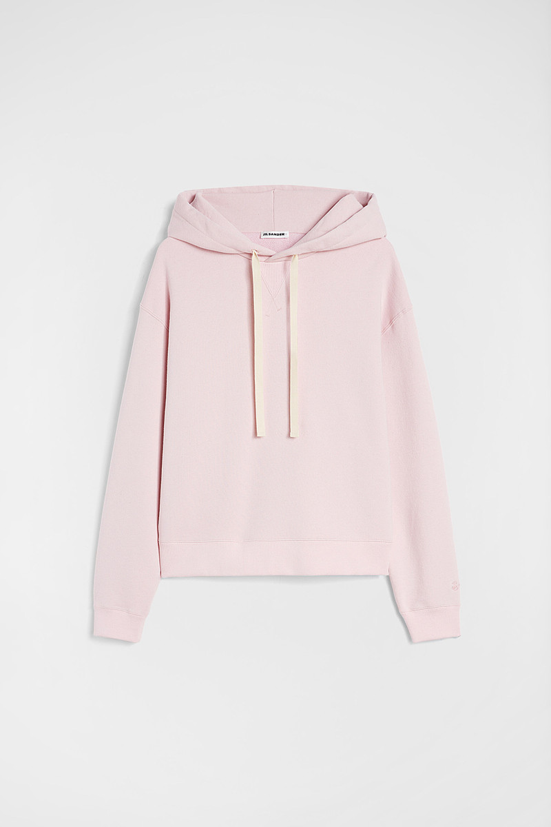 Cotton Terry Hooded Sweatshirt - 1