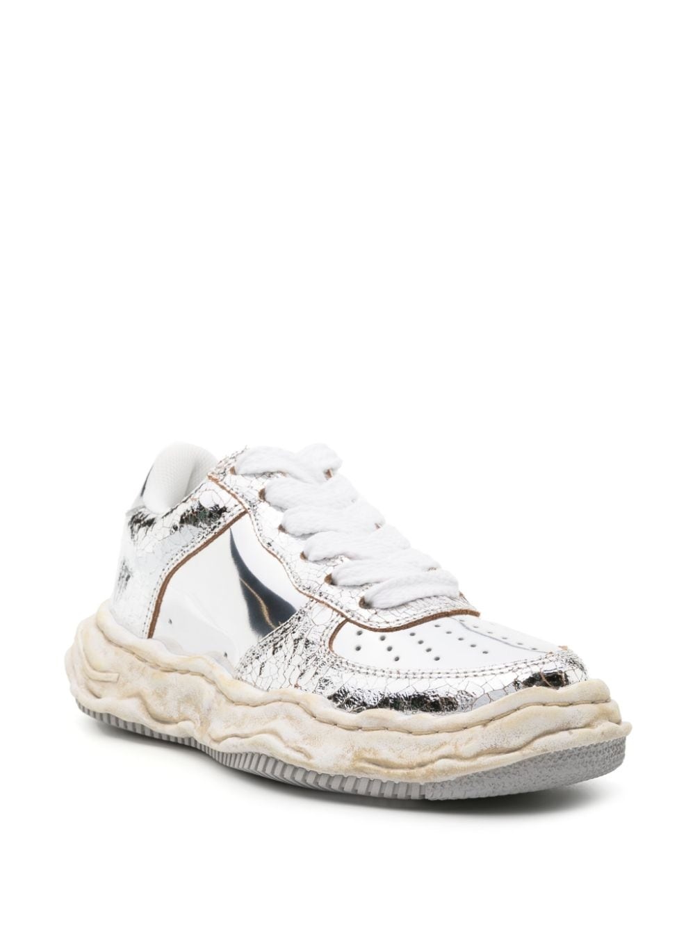 Wayne metallic-effect sneakers - 2