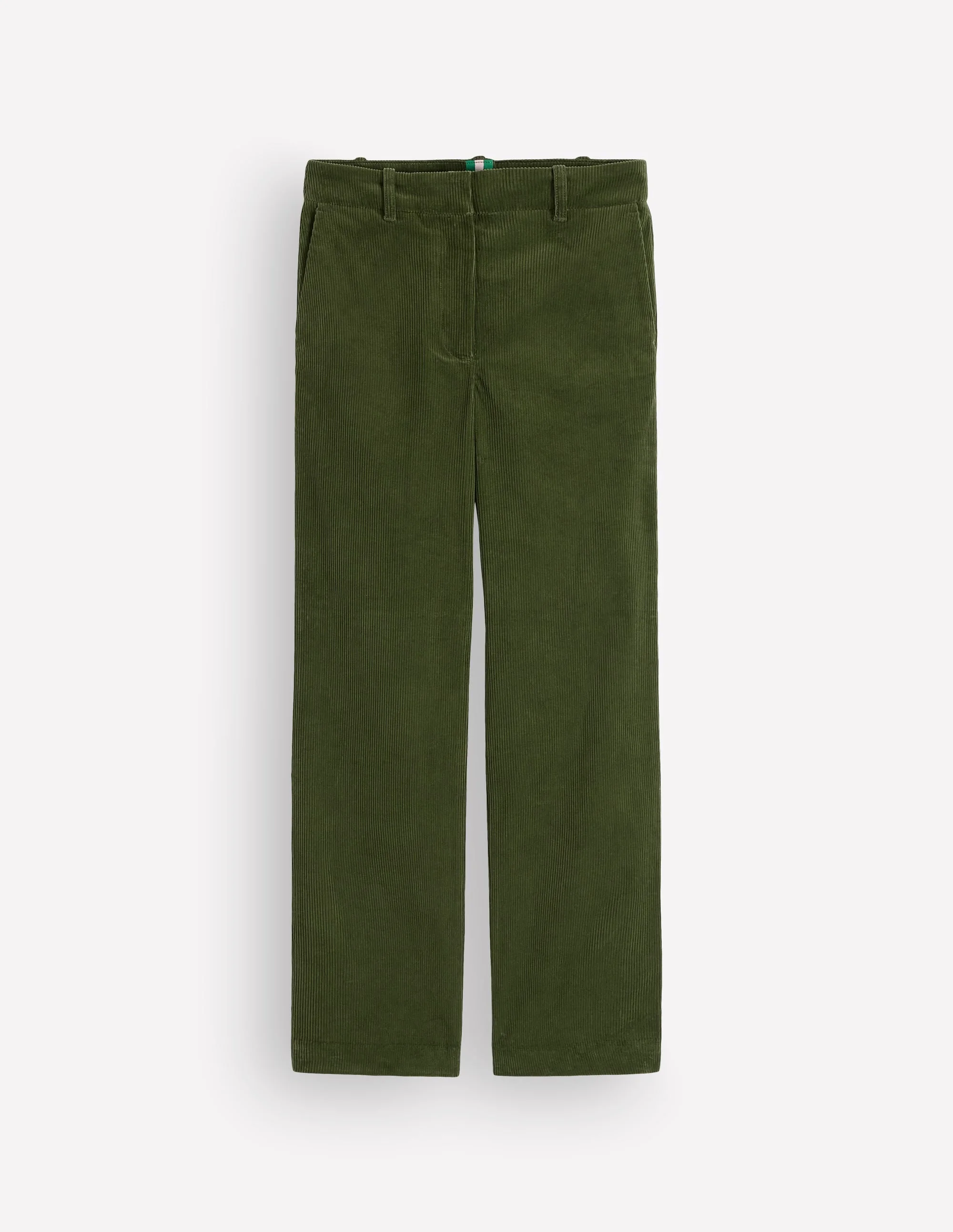 Canonbury Cord Pants-Forest Green - 1