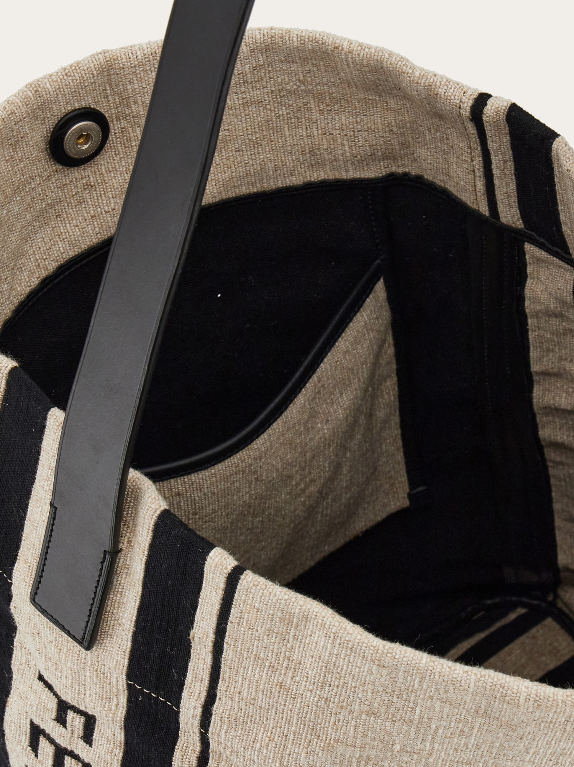 Jacquard fabric tote bag - 4