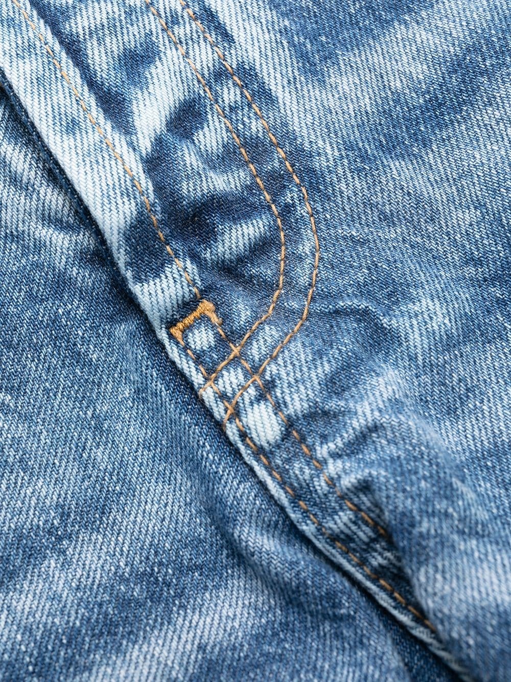 panelled high-rise jeans - 7