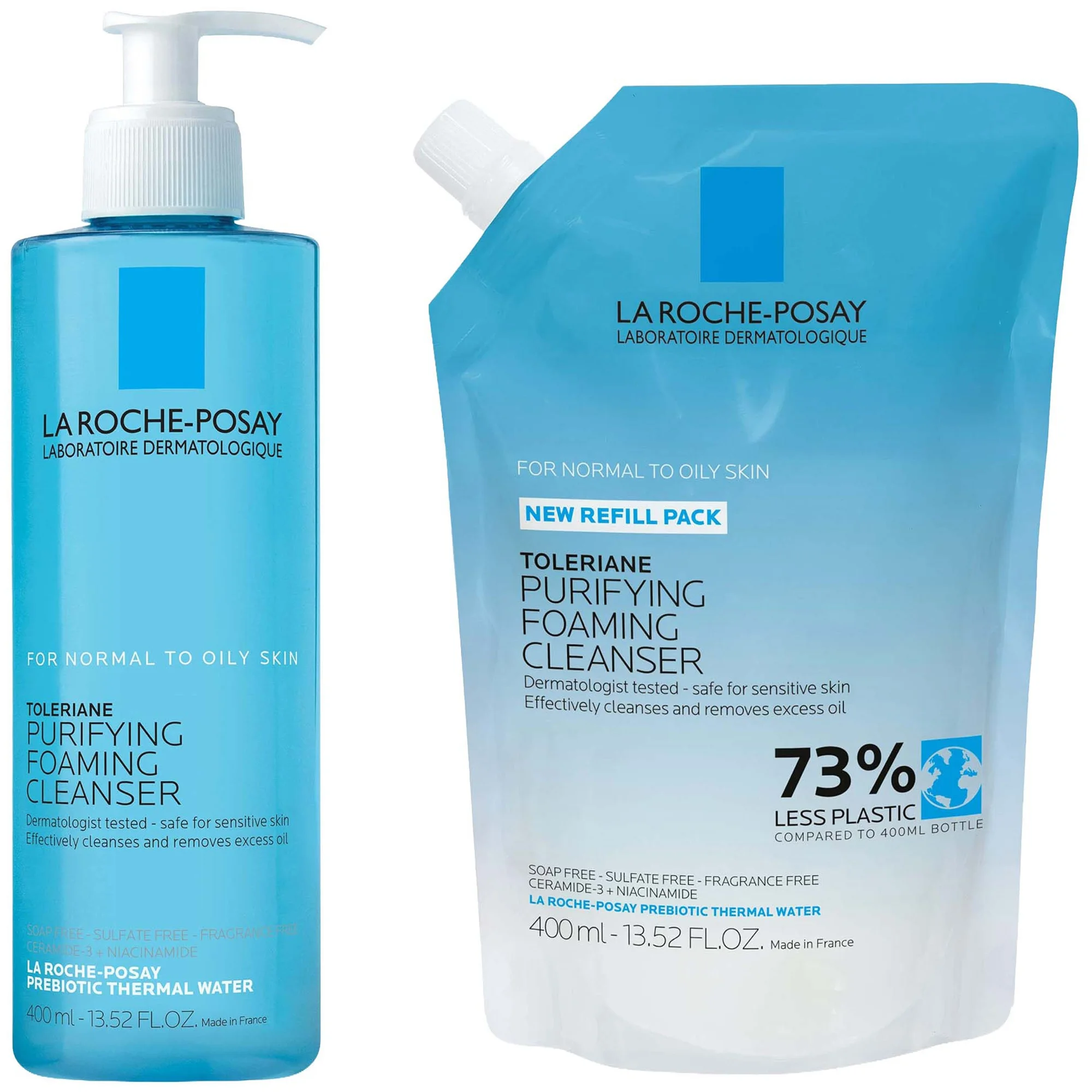 La Roche-Posay Toleriane Purifying Foaming Cleanser Refill Set - 1