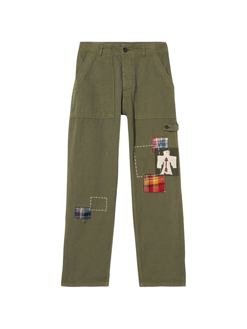 Jacey patchwork trousers 1