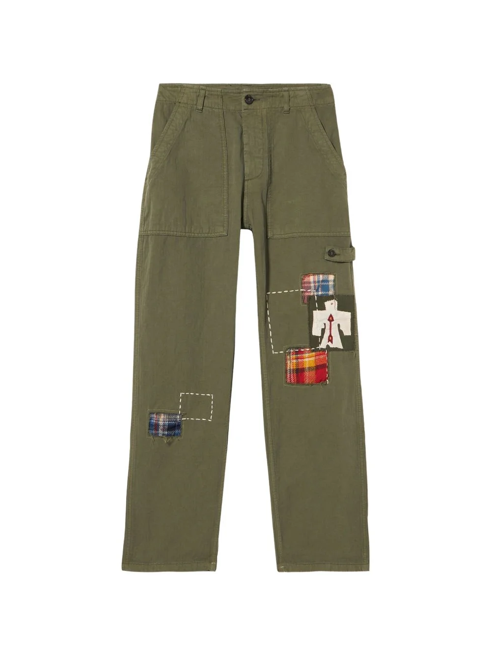 Jacey patchwork trousers - 1