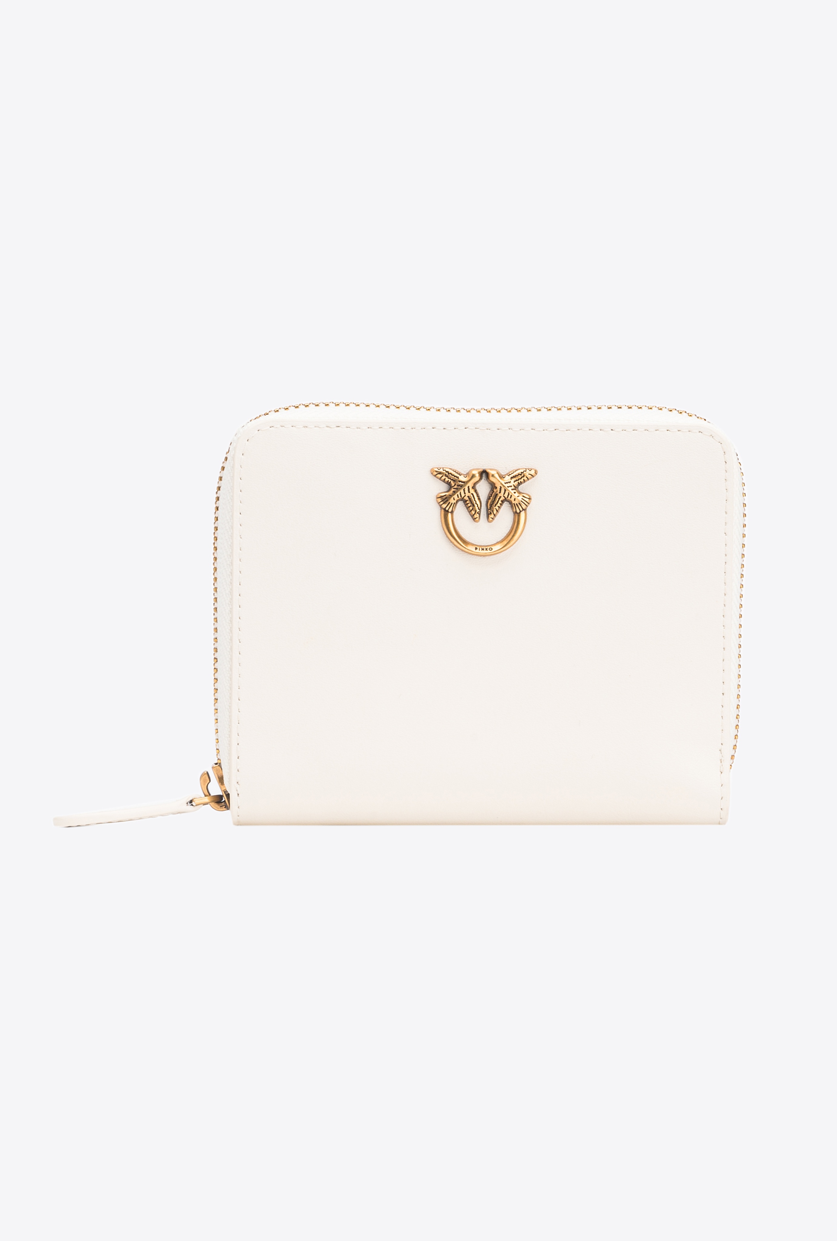 SQUARE LEATHER ZIP-AROUND PURSE - 1