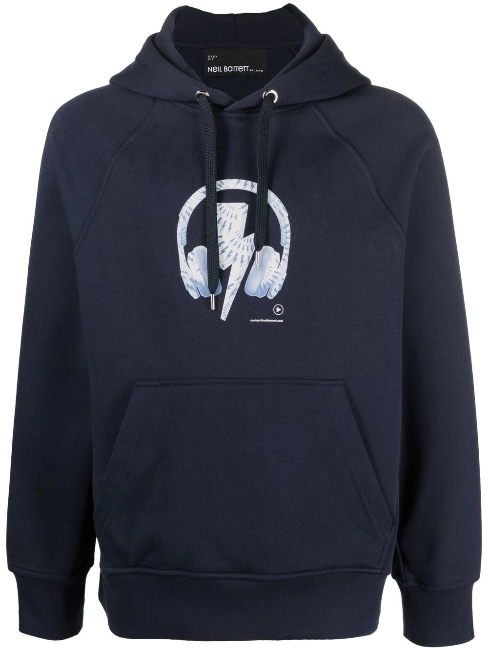 D.J. Bolt printed hoodie - 1