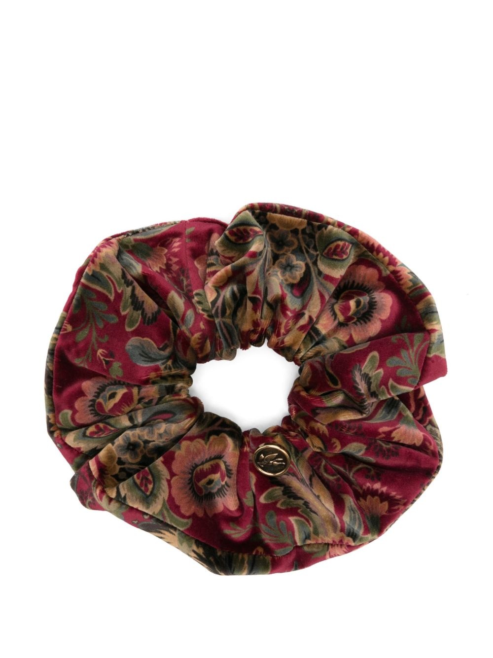 floral-print scrunchie - 1