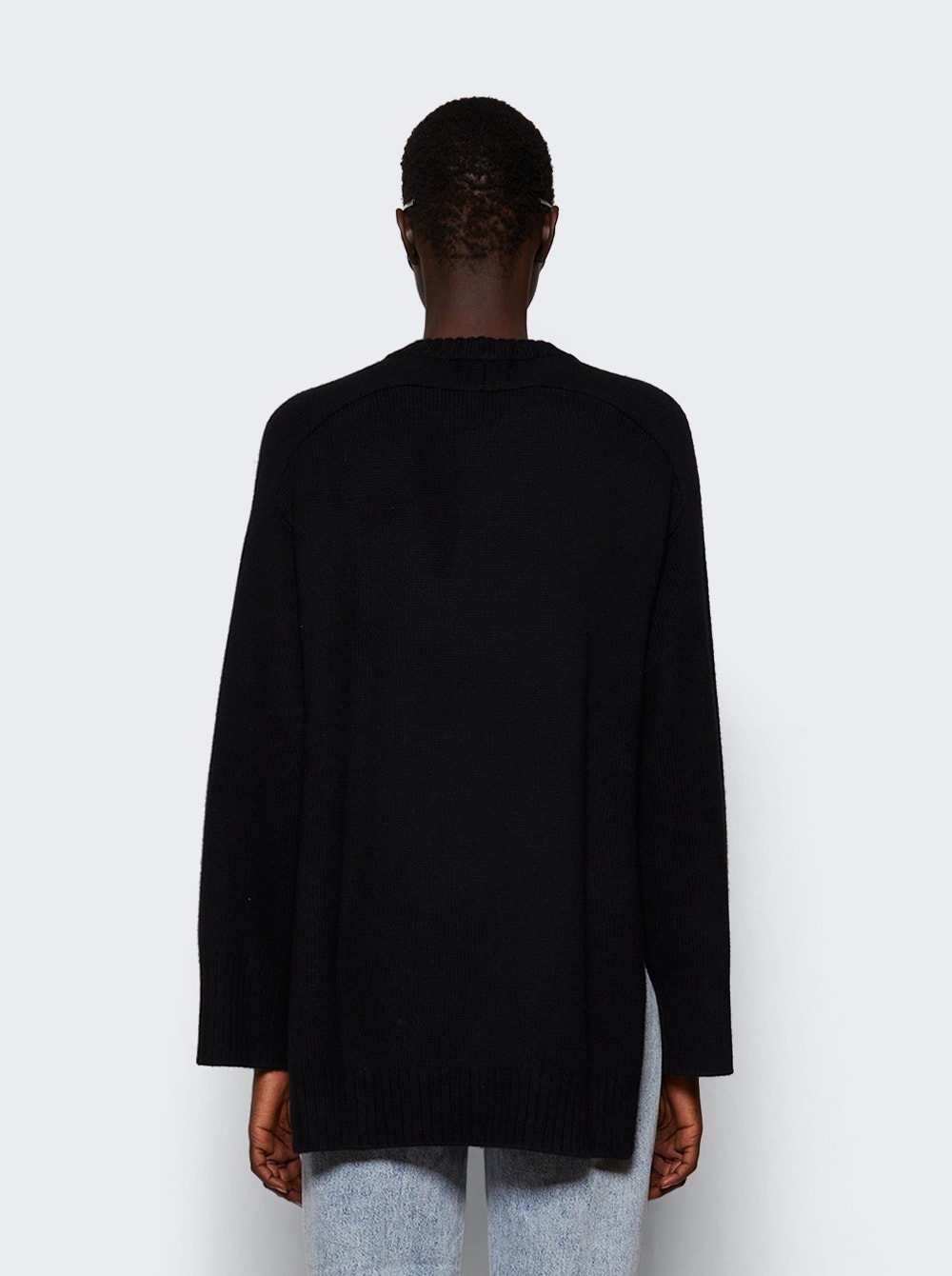 Safi Wool Cashmere Sweater Black - 5