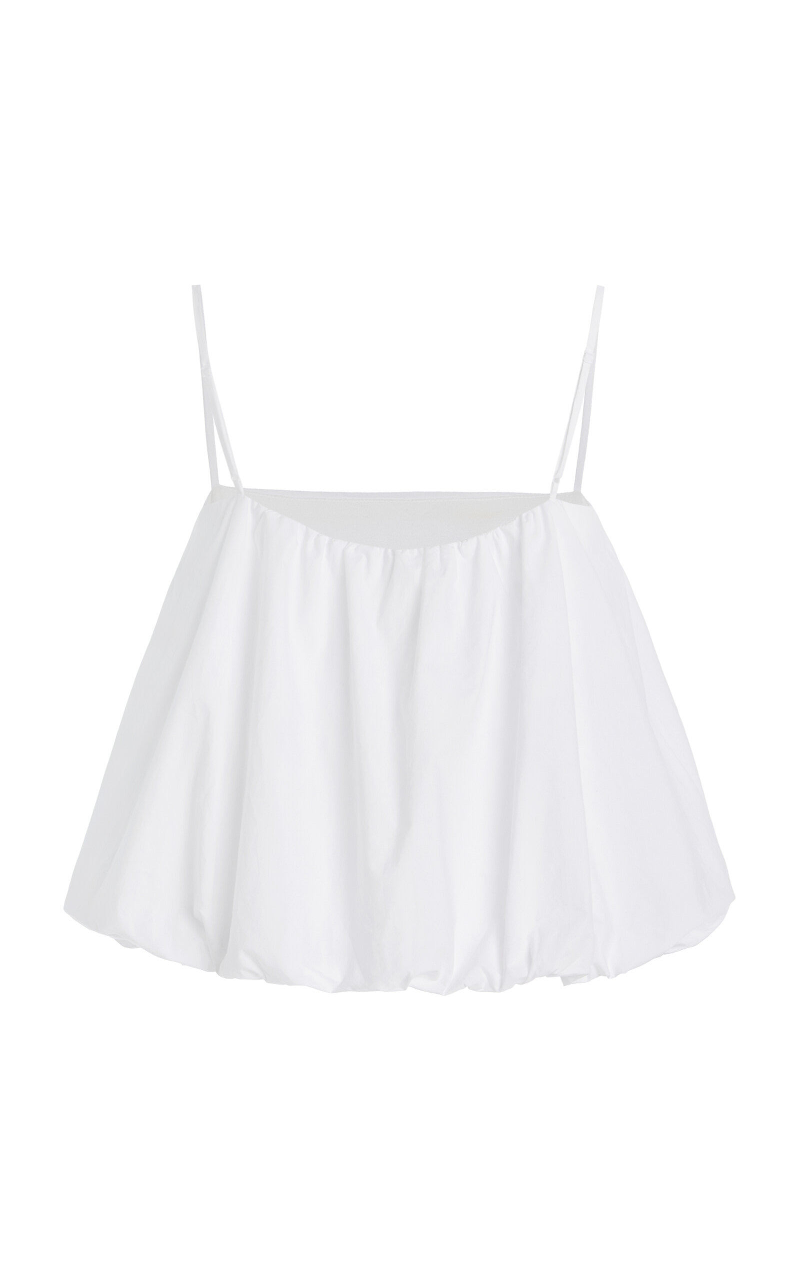 Mia Organic Cotton Bubble Tank Top white - 5