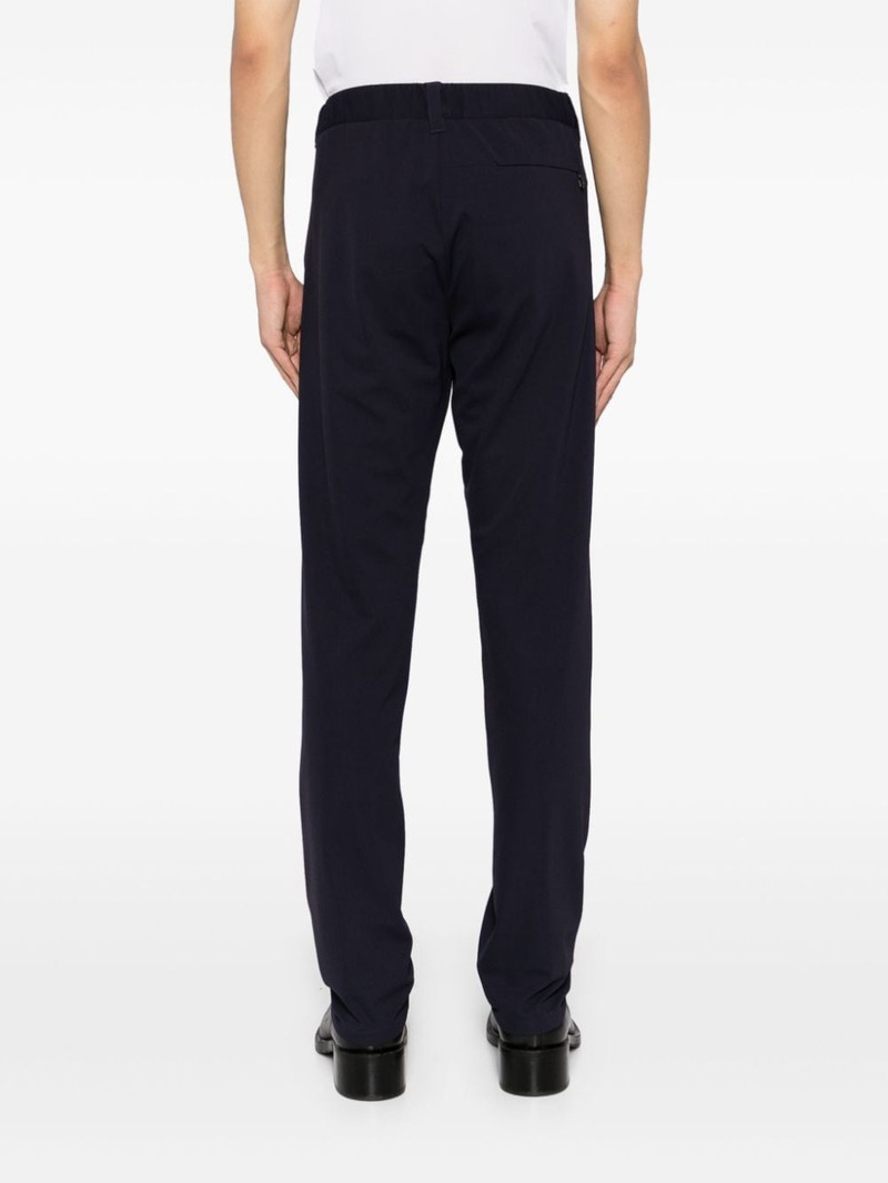 stretch straight leg trousers 4