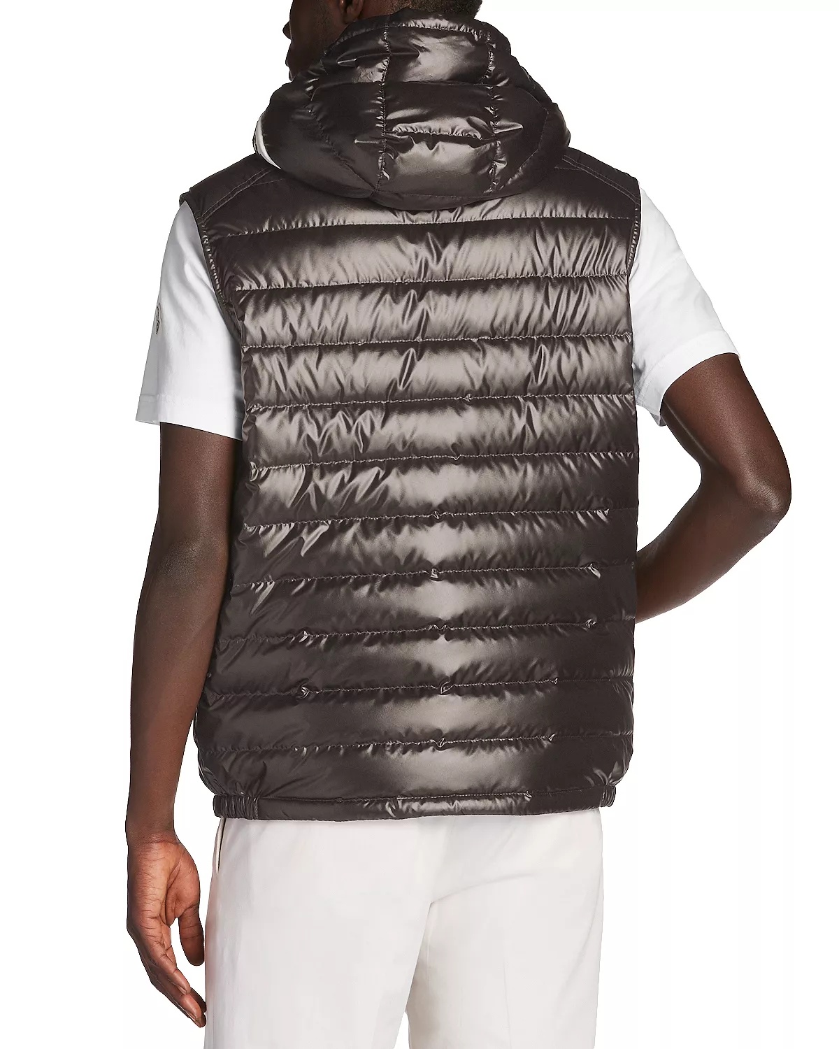 Clai Quilted Full Zip Hooded Down Vest - 3