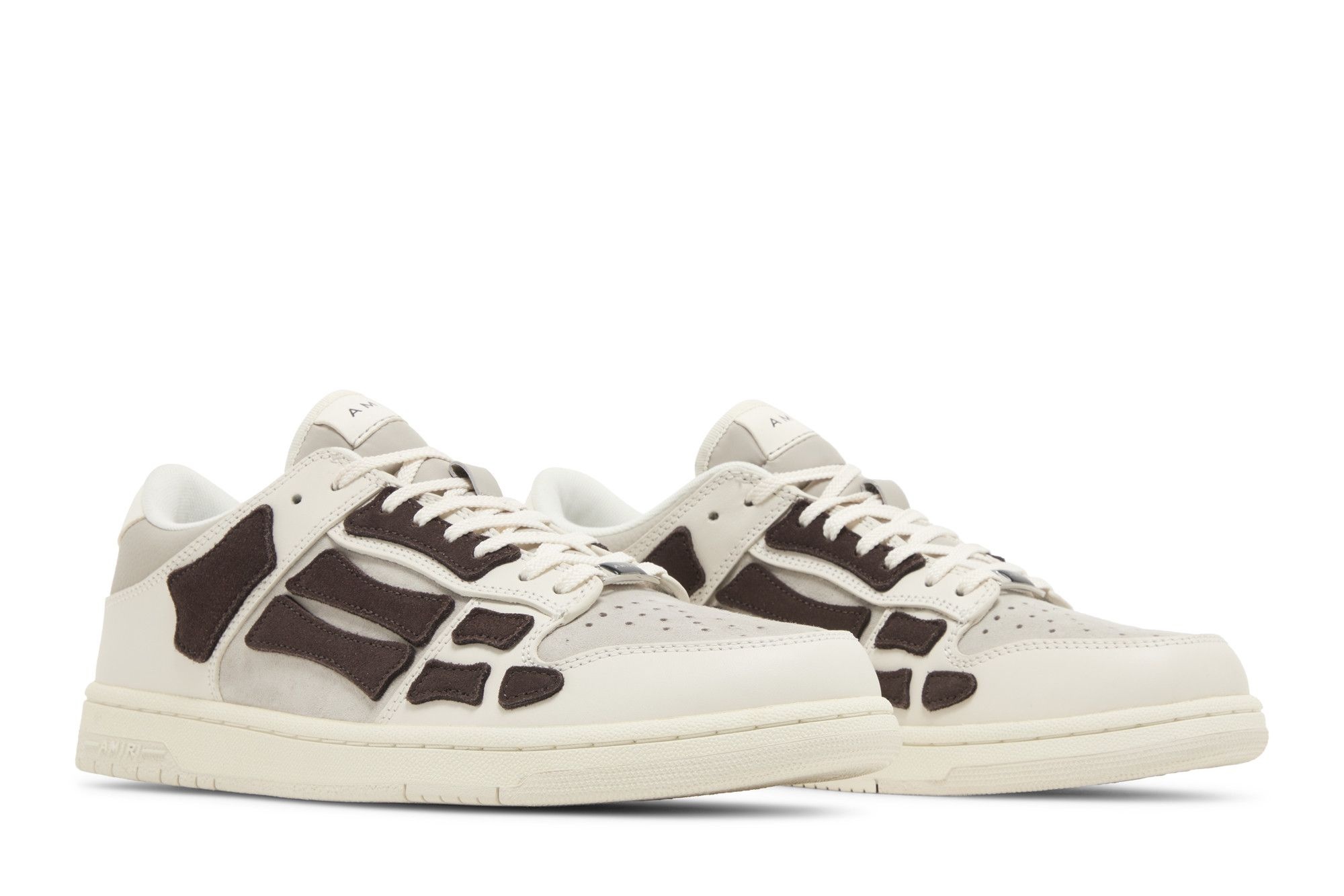 Amiri Skel Top Low 'White Brown' - 8