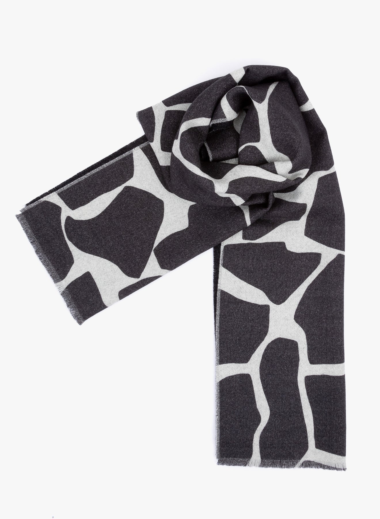 ANIMAL WOOL SCARF - 1