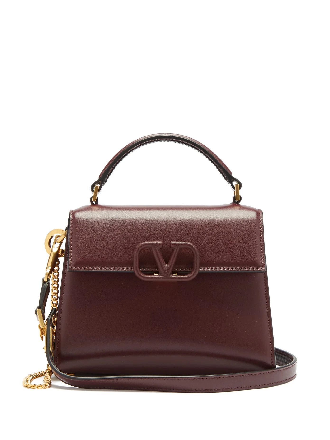 V-Sling small leather handbag - 1