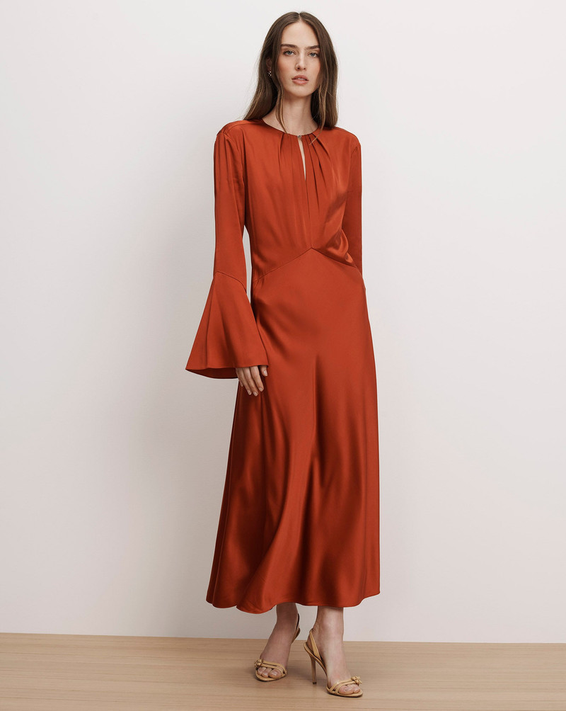 VERONICA BEARD EZRI MIDI DRESS outlook