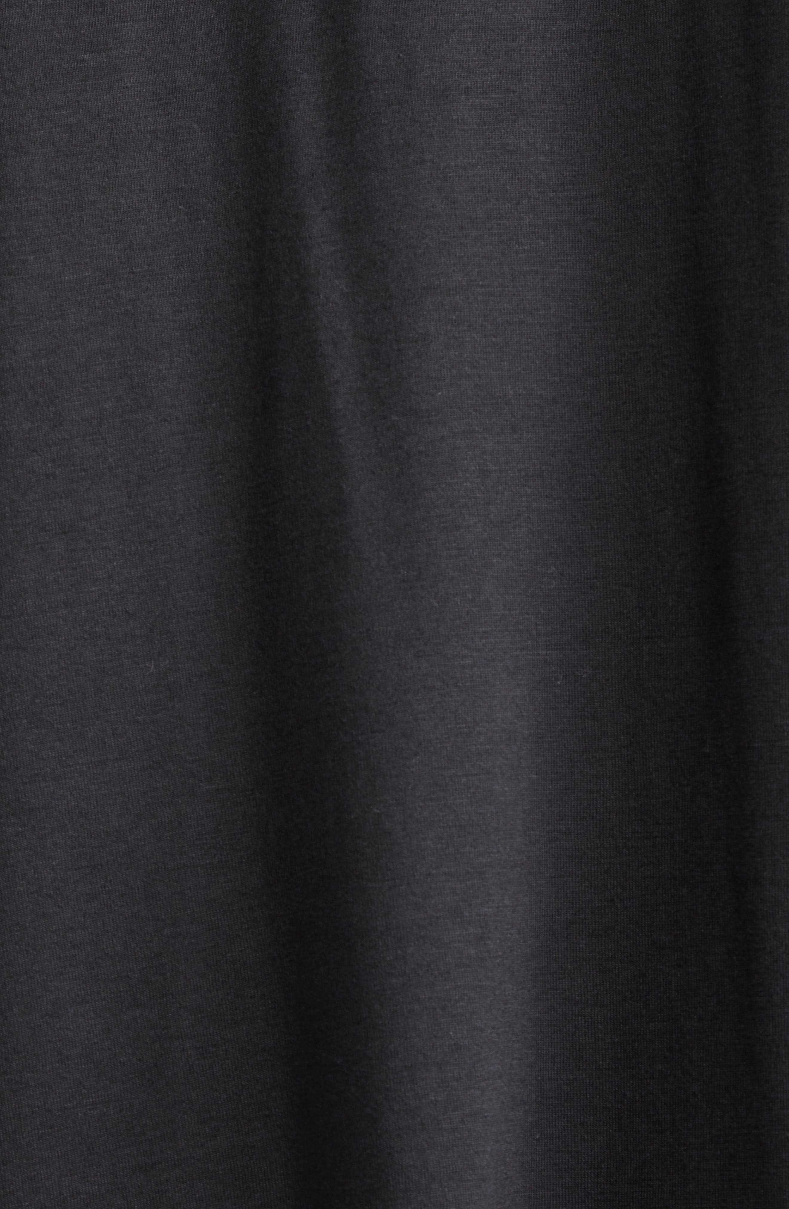 TOTEME Relaxed Jersey T-Shirt Dress in Black at Nordstrom - 6