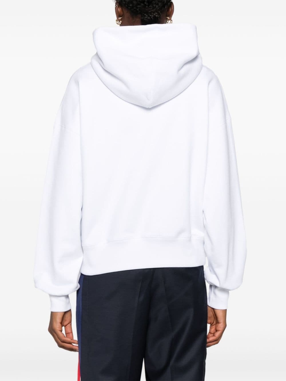 logo-print hoodie - 4