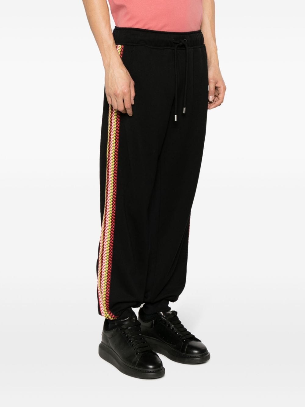 Side Curb cotton track pants - 3