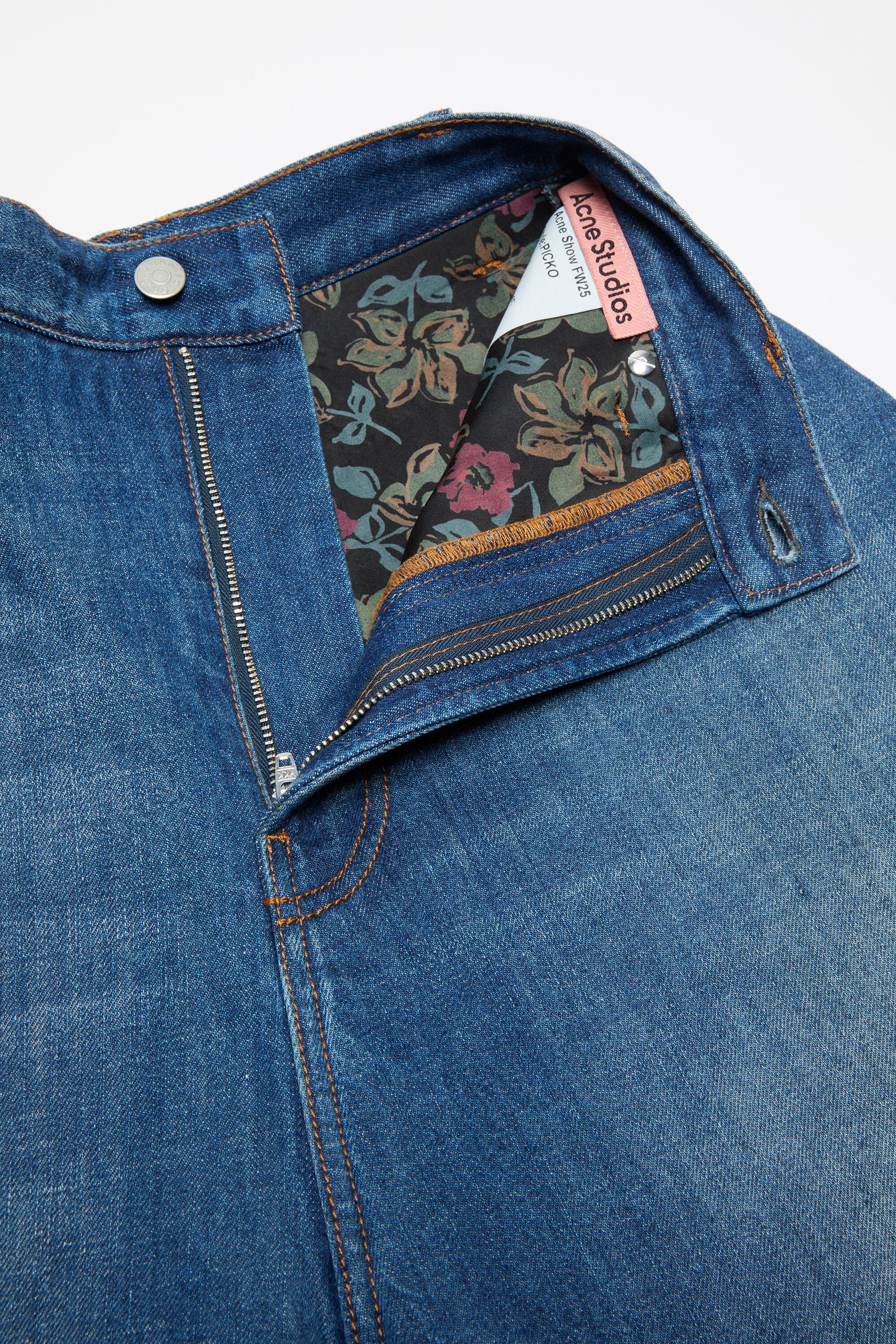 Denim bonded trousers - Mid blue - 6