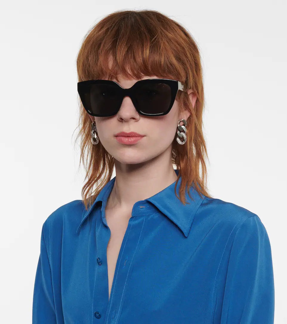 Square acetate sunglasses - 3