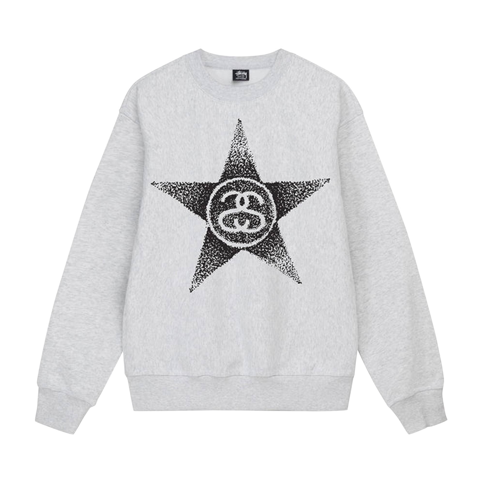 Stussy Stars Crew 'Ash Heather' - 1