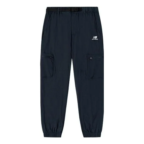 New Balance SS22 Logo Cargo Pants 'Black' 5TC2U633-NV - 1
