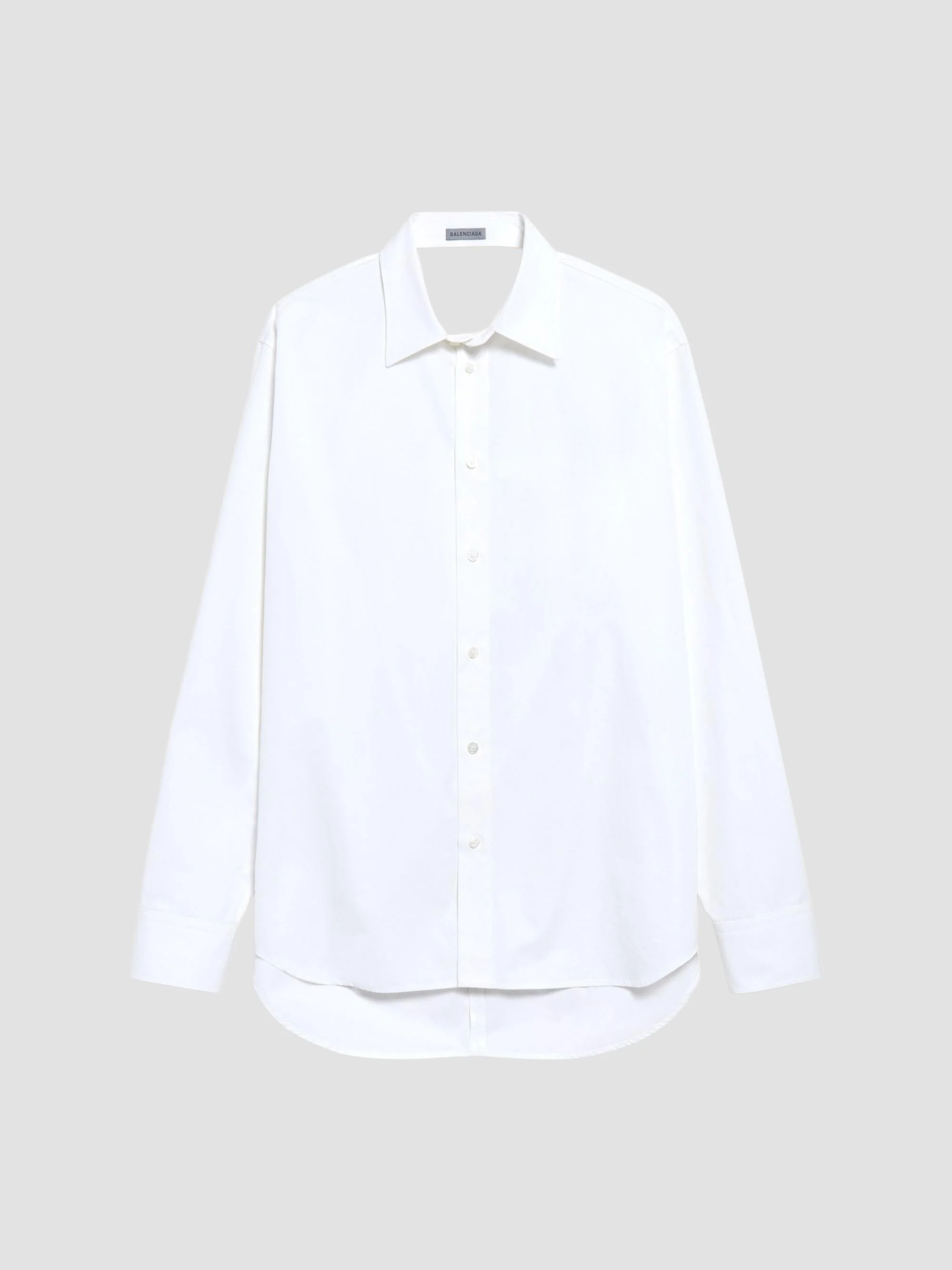 Women's Draped Back Shirt - White - 1