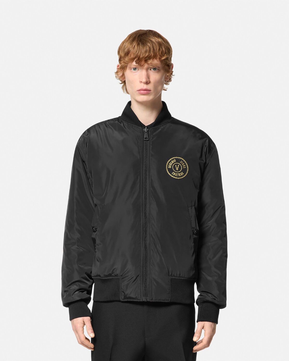 Chromo Couture Reversible Bomber Jacket - 6